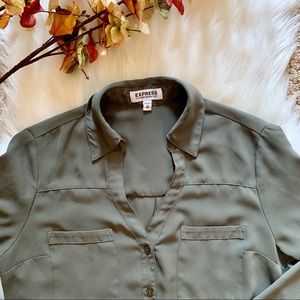 Express slim fit portofino shirt